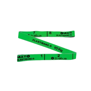 Bande élastique Multi-Elastiband Sveltus verte pliée en Z - FitsPro Equipement
